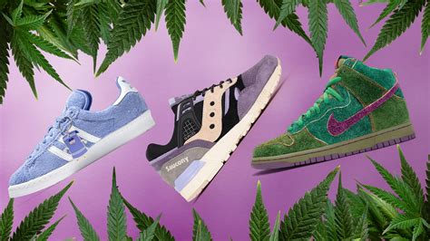 weed themed sneakers